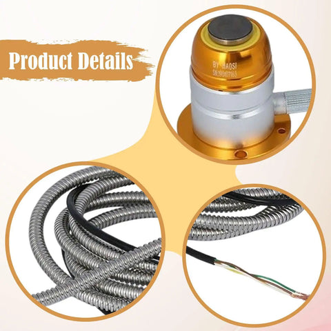 Automatic CNC Tool Setter For Milling Machines With Oilproof Design Plug And Play NPN Wiring Color Coded Leads Rock Solid Touch Sensor