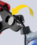 Detailed view of Sleek 6 Inch Slim Zip Tie Pliers With Slick Flush Cutting Action, cutting zip ties securely with precision.