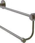 Mercury Collection 18 Inch Double Towel Bar in Antique Brass Solid Brass Build Concealed Mount Two Bars For Efficient Wall Space Use