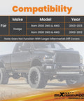 Adjustable Front Track Bar For Ram 2500 3500 2003-2013 Fit 2-6 Inch Lift, eye-to-eye 39.37-43.31 inches, compatibility chart
