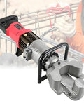 Portable Electric Hydraulic Rebar Bender 1100W Fits Four To Twenty-two Mm Steel Bar smooth quiet operation with positioning bolt for fast bending angles.