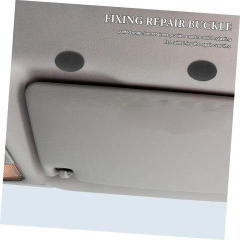 12 Set Car Roof Headliner Repair Kit With Black Snap Rivets Retainers For Easy Interior Ceiling Fixing installed view in car