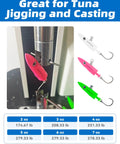 Big Game Swing Hook Jig Head With Heavy Duty Stainless Steel Ball Bearing Swivel, High Carbon Steel Hook, Saltwater Lead Jighead Pink 4oz, Pro Grade Lure Built For Monster Tugs And Tough Strikes; tuna jigging