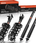 Front And Rear Complete Struts With Coil Spring Assembly For Honda Civic 2006 2011 And Acura CSX 2006 2011 Replacement Suspension Shock Absorber Kit