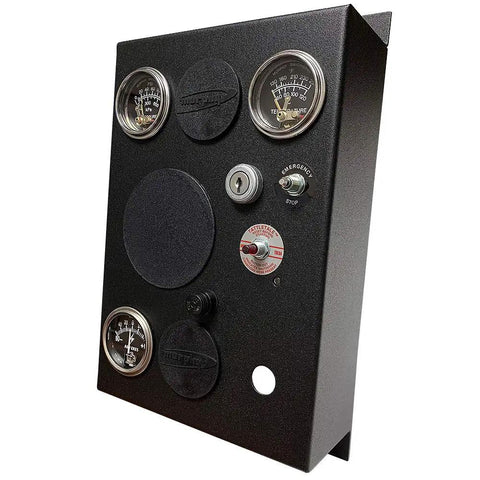 12V Swichgage Shutdown Panel Kit For Industrial Engines With Universal Fit Enclosed Four Sided Instrument Panel