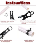 Get Your Hands on This Awesome 131 Piece Assortment Kit With 16 Radiator Hose Clamp Sizes For Tightening Air Tubes And Fuel Lines Like A Pro During Auto Repair Or Home Plumbing Jobs Without Breaking The Bank. Instruction image of hose clamp pliers tightening a spring clip on a white tube