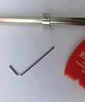 Emergency Elevator Door Keys 3 Section Double Drop Set Of 6 Pro Grade Hardened Carbon Steel Keys with red warning tag