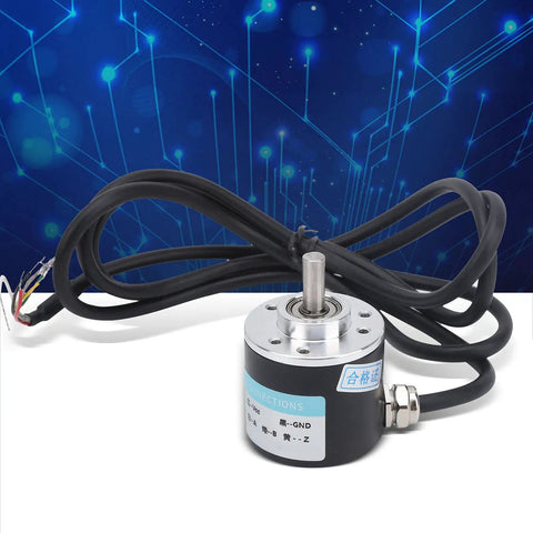 Compact Encoder Motor Reducer With 6mm Solid Shaft For Stepper And Servo Motors, 3-Phase Speed Reducer, 6000 RPM