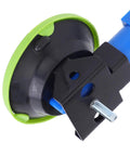 Close-up of Heavy Duty 3 Inch Vacuum Suction Cup Dent Puller with rubber hand pump and metal base.
