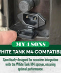 Connector for Automatic Battery Charger For White Tank M4 Backpack Sprayer, Go To Power Supply And Charge Maintainer.