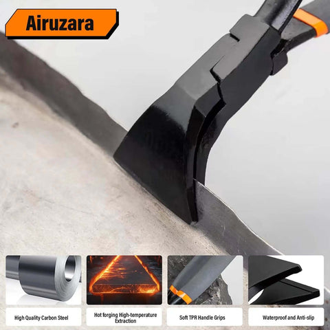 Close-up of straight jaw from Three Piece Sheet Metal Bending Pliers Set With Straight 45 Degree And 90 Degree Seamers for precise shaping