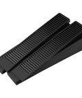 Eight Pack 8 Inch Plastic Composite Shims For Furniture Doors Toilets And Tables With Extreme Load Support, Anti Slip Design, Black