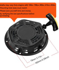Pull Start Assembly Recoil Starter Replacement For Champion Predator Honda OHV Engines 196cc 212cc 224cc