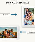 Clear Acrylic Sun Visor Photo Holder Clip For Cars Universal Magnetic Photo Clip for vertical and horizontal display