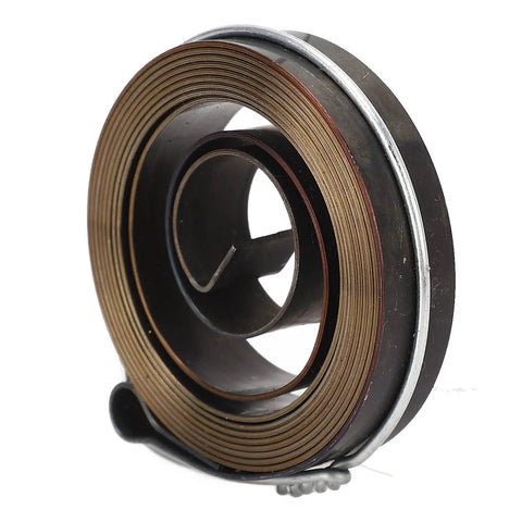 Drill Press Quill Return Spring Set, Chromed Steel Coil Spring For Drilling And Milling Machines, Close-up View