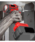 Gangsuqd Cordless Brushless Impact Wrench Offering High Torque And Multi Function Power For Car Repair in action, screwing into wood.