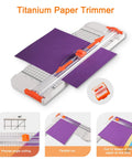 27 Piece Craft Weeding Tools Kit For Vinyl With Utility Knife Set And 12 Inch Paper Cutter Trimmer Great For Scrapbooking Silhouettes