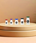 3ml Sterile Glass Vials Pack of Ten With Self Healing Injection Port and Flip Top Cap for Sterile Prep and Lab Work Sealed Package for Precise Sample Handling in Lab; 3ml vial displayed