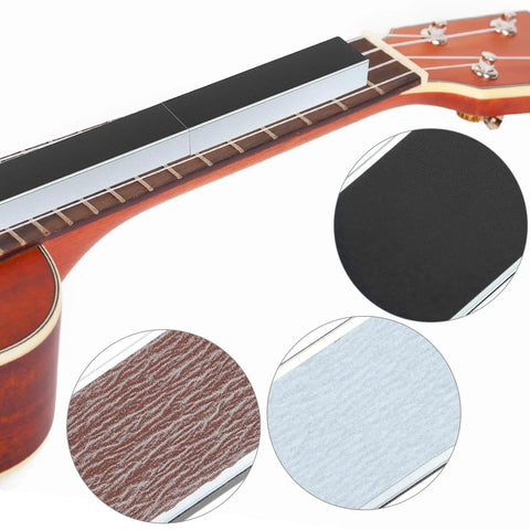 Pro Grade Guitar Luthier Tool Kit With 16 Inch Fret Leveling Beam and textures for Precision Guitar Setup And Maintenance.