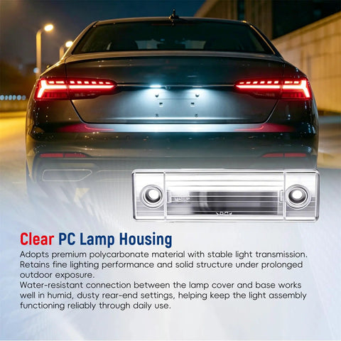 Rear Trunk Release Switch With License Plate Lamp Replacement for Cruze 2011 to 2015 and Orlando 2011 to 2015, Cruze Limited 2016, rear view