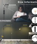 Portable Lash Light With Tripod Base For Lash Extensions, Travel Eyelash Lamp For Artists And Mobile Beauty Tech, showing adjustable lamp angles and features.