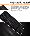 High-grade material black Fridge Dispenser Overflow Grille Replacement For Whirlpool Kenmore Refrigerators Compatible With WP2206670B AP6006547 W10171993 W10189532 W10323446 PS11739623 WP2206670BVP Measures About Ten By Eight Inches Easy Install.