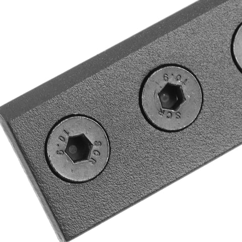 Close-up of Heavy Duty Sliding Barn Door Hardware Connector Track Bracket Set For Strong Rail Support Easy Install Black Finish