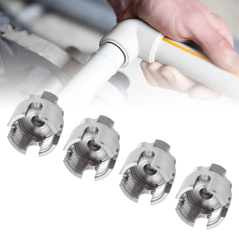 LiebeWH Pipe Threader Set G3/4 With 1/4 Inch Hex Shank For High Hardness Alloy Steel Cutting, showcasing steel cutters for plastic pipes.