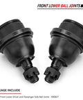 2Pc Front Lower Ball Joints Kit For 2005 To 2019 Toyota Tacoma Driver And Passenger Side Heavy Duty Front Suspension Replacement