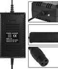 36V Battery Charger With Automatic Battery Tracking And Auto Shutoff showing power plug and unit design details