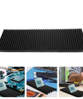 Top view of Anti Static Circuit Board Rack Tray for Electronics Projects Lightweight PCB Storage Holder Easy To Install