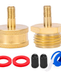 Beast RV Brass Blow Out Plug Adapter 3/4 Inch GHT Female And Male Garden Hose Quick Connect parts for winterizing