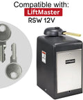 No Fuss K80-50295 Access Door Replacement Key For Commercial And Residential Gate Openers Packs Q118 Direct Match And Robby Cloud Keychain Linkage For Smooth Everyday Cycle Control with LiftMaster RSW 12V.