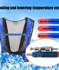 Essential Welding Cooling Vest For Industrial Workers In Extreme Heat, showcasing an ultra-thin, lightweight design for comfort.