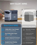 Power On The Go 1024Wh LiFePO4 Portable Power Station With 1800W Pure Sine Wave Output on kitchen counter