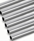 Six 12-inch cold-rolled steel tubes, 3/4 in OD, seamless with 0.12 in wall, industrial metal tubing