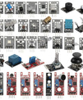 37 In 1 Sensor Module Starter Kit For Arduino And Microcontrollers Including Infrared Temperature Obstacle Avoidance Buzzer And More Sensors Complete Beginner Friendly Electronics Essentials Set For Makers And Tinkerers