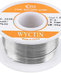 60-40 Tin Lead Rosin Core Solder Wire For Electrical Soldering And DIY Projects 0.6mm Diameter 0.11lbs Spool
