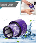 3 Pack V10 Vacuum Filters Replacement Parts For V10 Cyclone Series Absolute Animal Total Clean SV12 Replace Part 96908201