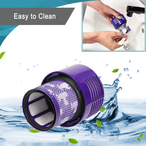 3 Pack V10 Vacuum Filters Replacement Parts For V10 Cyclone Series Absolute Animal Total Clean SV12 Replace Part 96908201