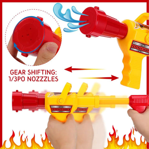 Dope Firefighter Backpack Water Gun For Kids Massive Capacity Summer Backyard Water Fight Toy Straight Fire Ultra Pro Outdoor Refillable Play Gear For Family