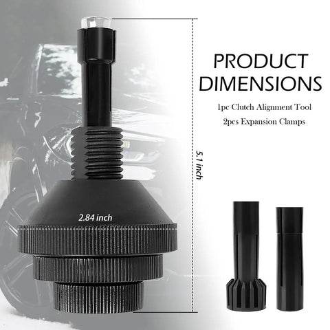 Sick Car Clutch Alignment Tool Kit With Dual Expansion Clamps For No Sweat Centering Pilot Shaft, dimensions 5.1 inch x 2.84 inch.