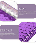 Close-up of Purple Bubble Mailers 10pcs 18x23 Cm Thickened Padded Envelopes with self-seal closure feature
