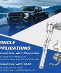 Aluminum Fuel Door Hinge Pin Kit With Gas Door Spring For Chevrolet Silverado And GMC Sierra 2019 2025 1500 2500 3500 HD Built Tough Durable Gas Cap Repair For A Permanent Tight Seal, aluminum pin and spring