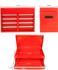 Heavy Duty 5-Drawer Rolling Tool Chest On Wheels With Lockable Drawers And Keyed Entry, Pro Grade Tool Cart For Garage, Shop, Or Warehouse, Durable Steel Storage Organizer With Smooth Mobility
