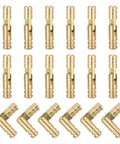Invisible Brass Barrel Hinges For DIY Keepsake Boxes And Cabinets, 18 Pack Concealed Hinges 25x5mm, Rust Resistant Copper Barrel Hinges