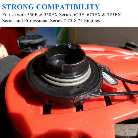 Gas Cap Replacement For Briggs And Stratton Lawn Mowers 550E 550EX Series 7 75 8 75 Hp Engines Easy To Install Fits Part 799684