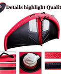 Inflatable Surf Wing For Kitesurfing And Wing Foil, Lightweight Handheld Wind Wing With Hydrofoil, Open Window Design details