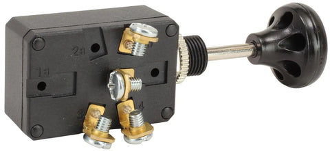 30 Amp 3 Way Push Pull Switch For Auto Dash Lights Parking Lights And Headlights Universal Mount Fits Seven Sixteenth Inch Panel Hole In Panels Up To One Quarter Inch Thick With Screw Terminal Contacts