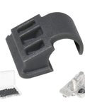 86 Degree Angle Restrictor Clips For Cabinets Wall Guard To Prevent Collisions Perfect For Face Frame Kitchen Cabinet Hinges Door Restraint System 30 Pack Hinges Not Included Easy Install black nylon clip on cabinet hinge, 30 pack
